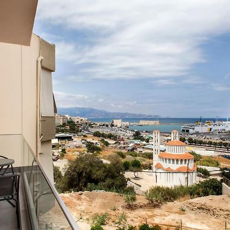 Minimal Loft Art With Sea View Over Heraklion Harbour 외부 사진