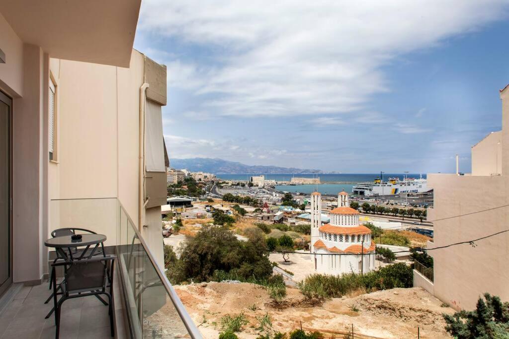 Minimal Loft Art With Sea View Over Heraklion Harbour 외부 사진